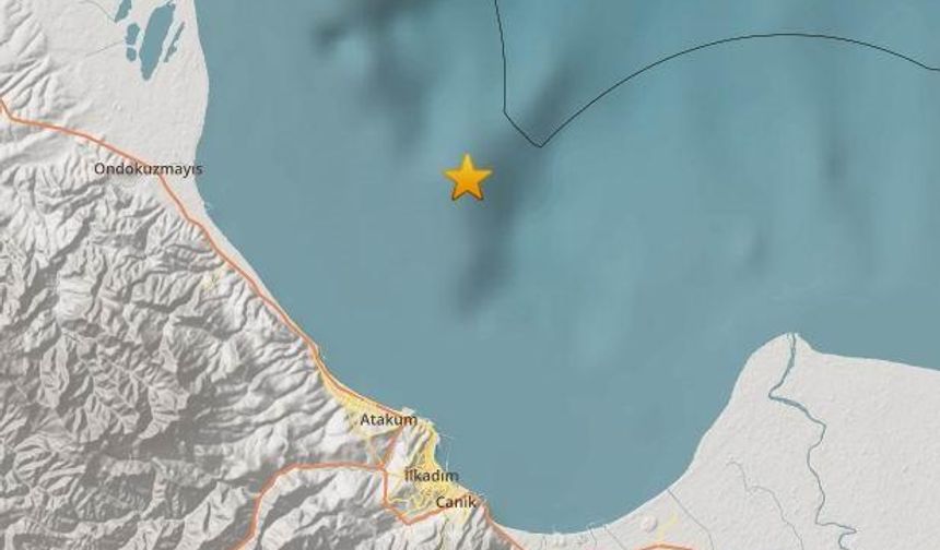Samsun’da 4 büyüklüğünde deprem