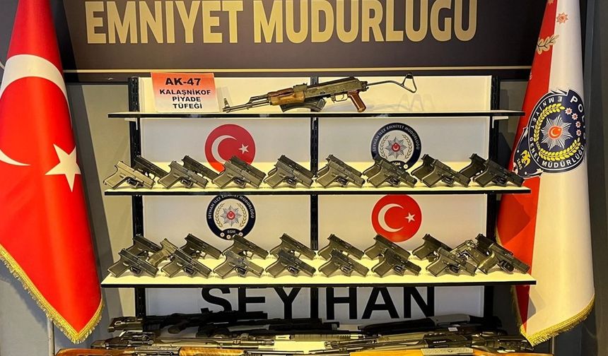 Adana'da Güvenlik Operasyonu: Ruhsatsız 77 Silah ve 8 Tutuklama