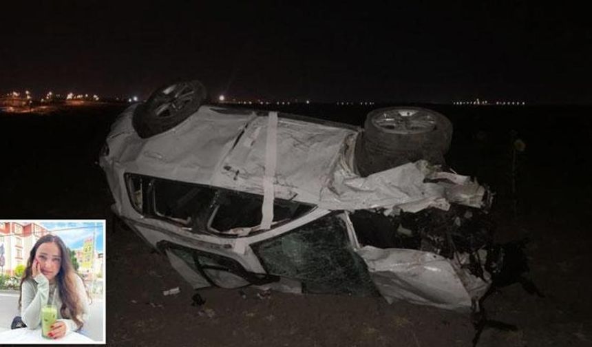 Domuza Çarpan Araç Takla Attı: Genç Eczacı Begüm Dikmen Hayatını Kaybetti