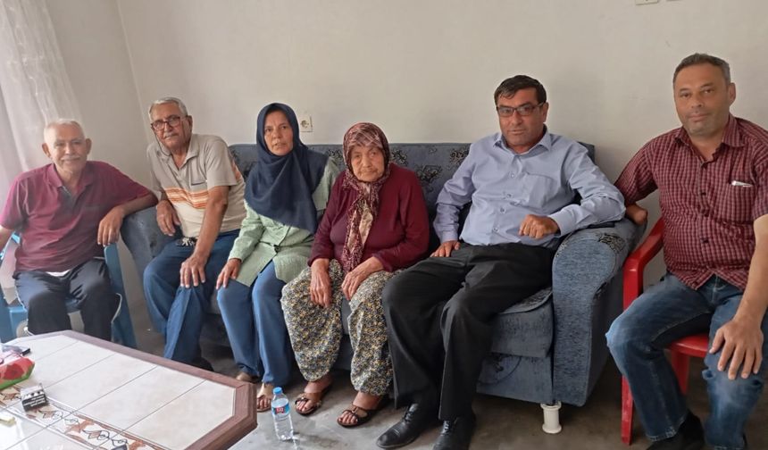 Osmaniye Şube Başkanı Durmuş Öksüz'den  "Şehit Ailelerine Anlamlı Ziyaret: