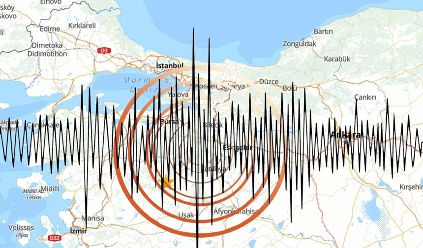 Kütahya Simav’da Şiddetli Yer Hareketliliği! 4.5 Büyüklüğünde Deprem Meydana Geldi