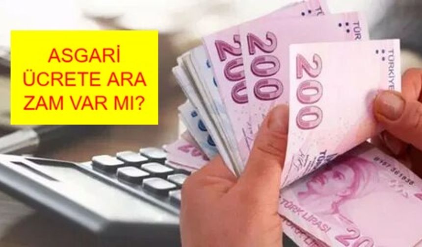 Asgari Ücret Temmuzda Yeniden Artacak mı? %10, %20, %30 Zam Senaryoları Gerçek Olur mu? 2025 Ara Zam Gündemde mi?