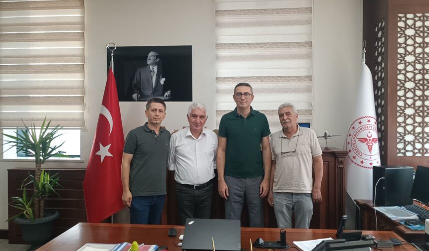 Osmaniye Beyazay Derneği'nden İl Sağlık Müdürü Emrah Ceviz’e Ziyaret