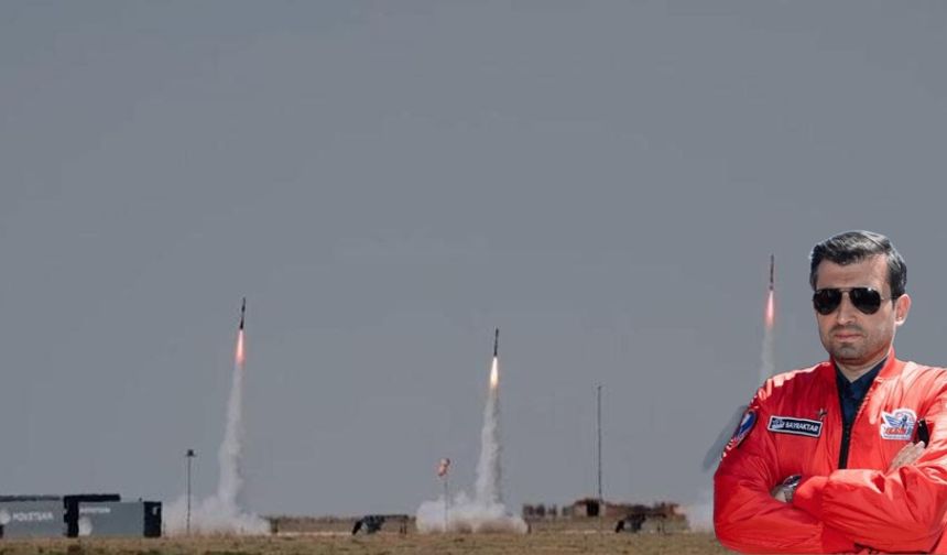Selçuk Bayraktar NSosyal'den Dünyada Bir İlk Diye Duyurdu! TEKNOFEST’te Aynı Anda Üç Roket Fırlatıldı