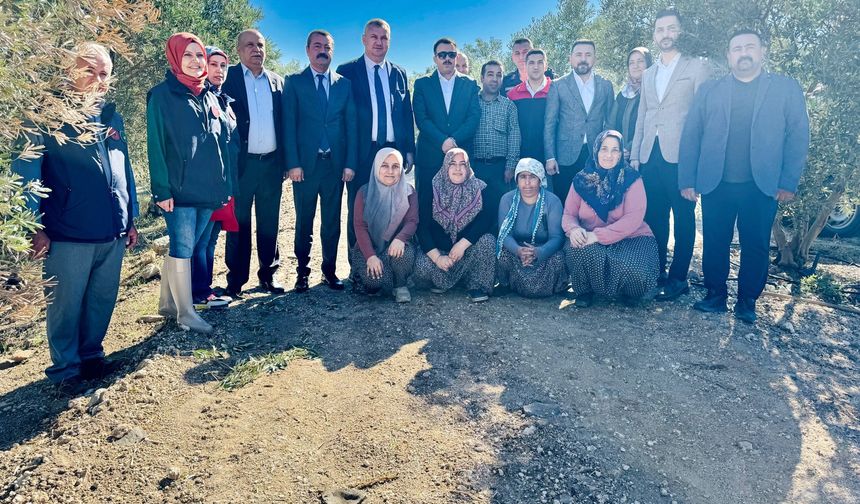 Ökkeş Aksoy, 15 Ekim Dünya Kadın Çiftçiler Günü Öncesi Kadın Üreticileri Ziyaret Etti