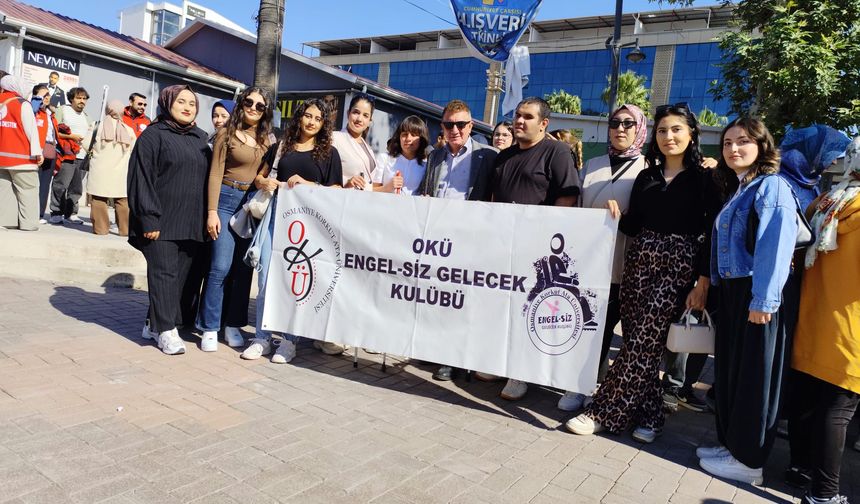 Osmaniye’de Beyaz Bastonlarla Anlamlı Yürüyüş: Görme Engellilerden “Engelsiz Yaşam” Mesajı