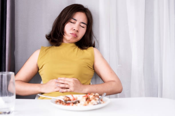 Asian Woman Suffering From Stoma