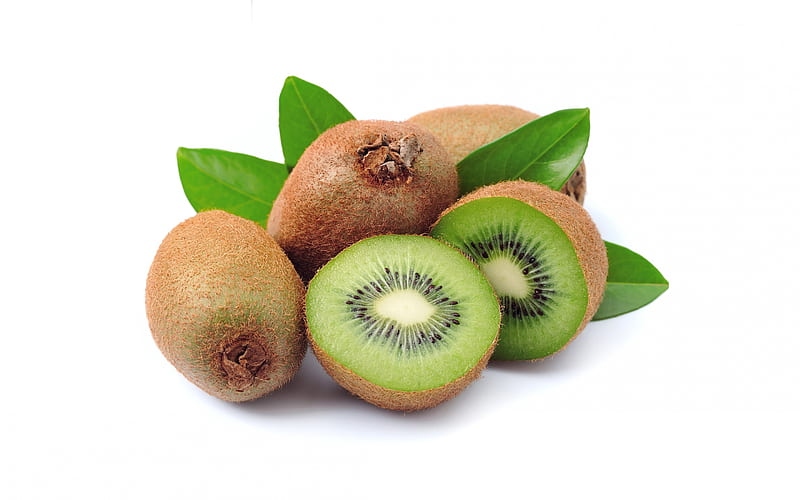 H D Wallpaper Kiwi On A White Bac