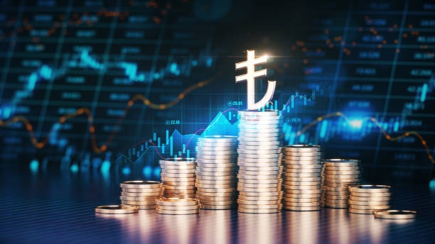 The Turkish Lira Symbol On Top O