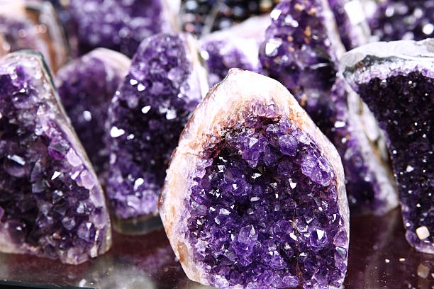 Amethyst Semi Precious Rock Roug
