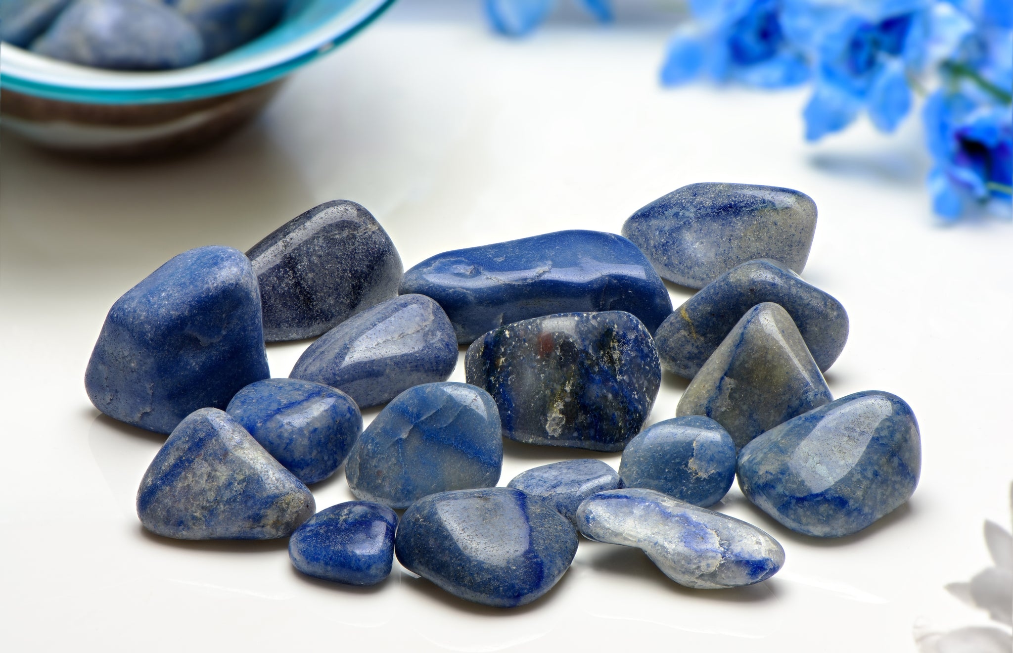 Blue Quartz Tumbled 2048X