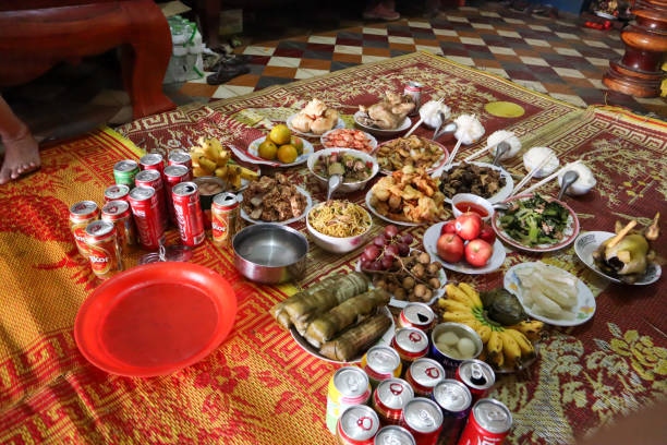 Chinese New Years Food Table
