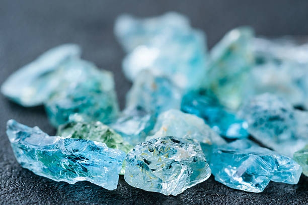Collection Of Aquamarine Crystal