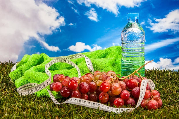 Fitness Theme With Healthy Food