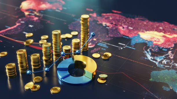 Global Financial Trends Displaye