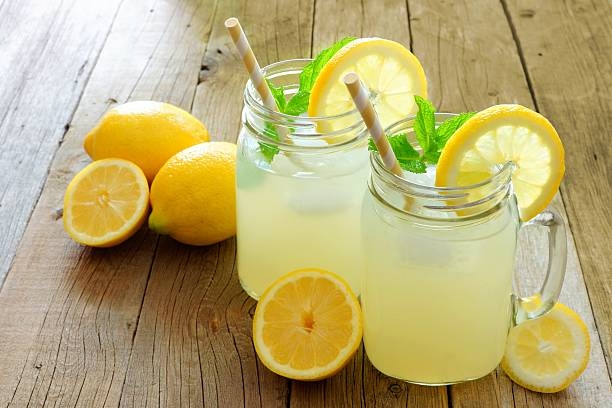 Mason Jar Glasses Of Homemade Le