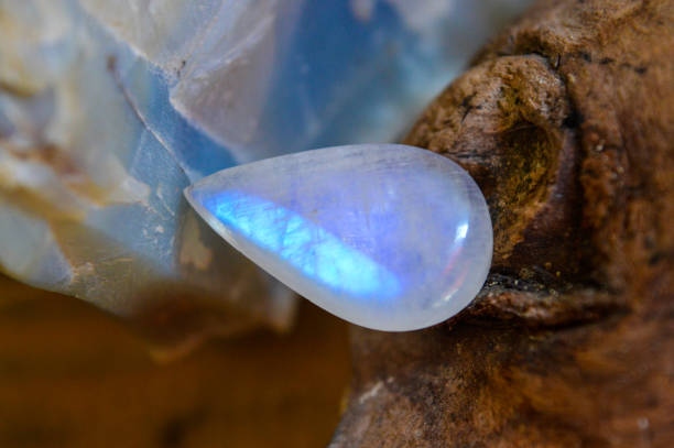 Moonstone Mineral Gem On Collect