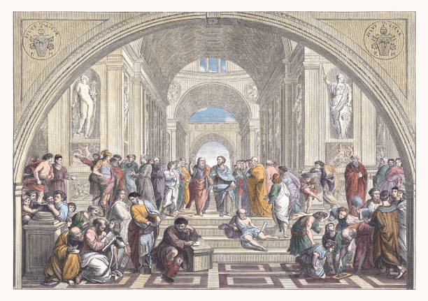 School Of Athens Painted By Raph