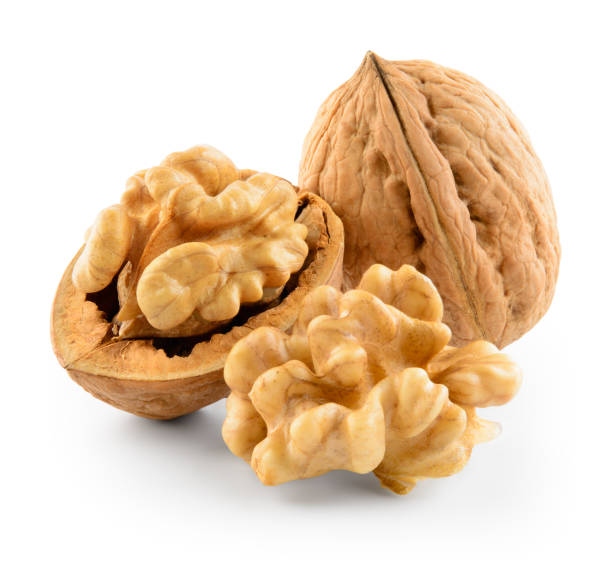 Walnut Isolated On White Backgro