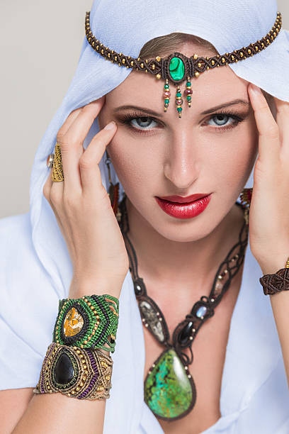 Young Fashion Woman With Indian