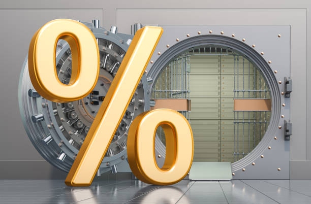 Yüzde Sembolü Finansal Konseptli