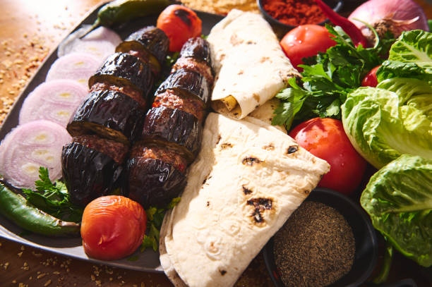 Delicious Middle Eastern Meal Wi