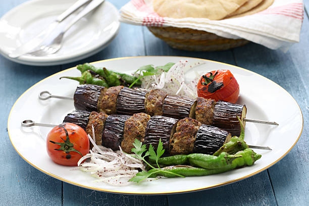 Eggplant Kebab Patlican Kebab Tu