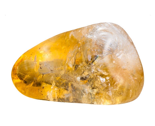 Polished Citrine Mineral Gem Sto
