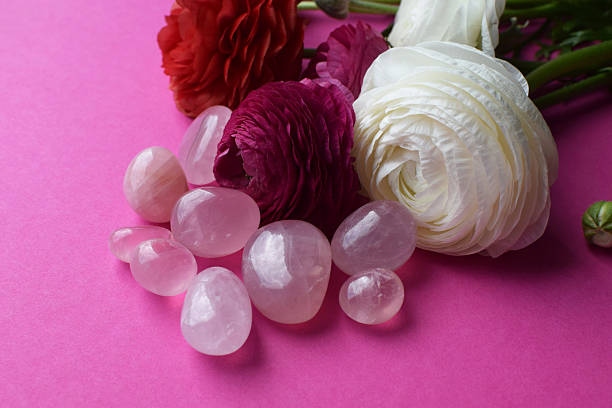Round Stones Of Natural Rose Qua