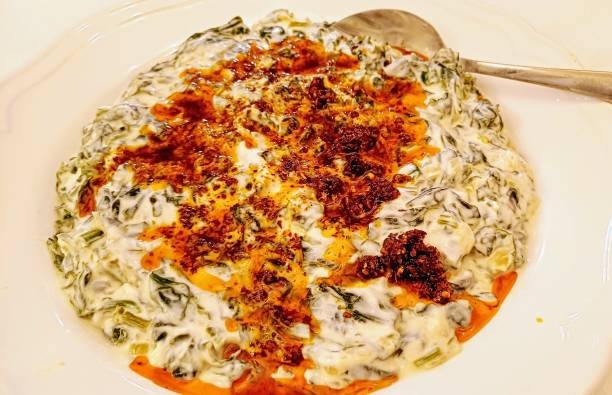 Spinach With Yoghurt