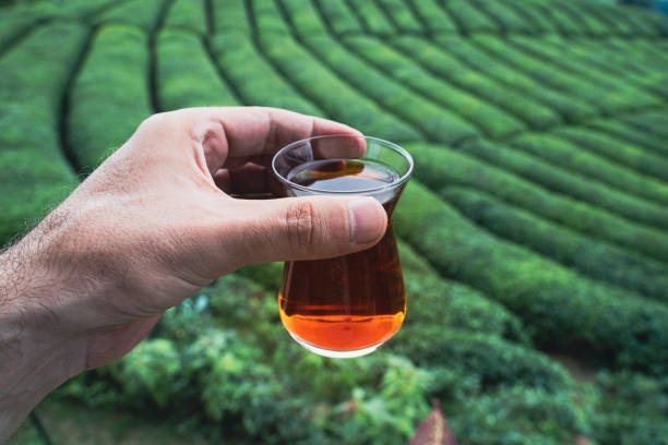Hand Holding A Traditional Glass